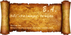 Büchelmayer Armida névjegykártya